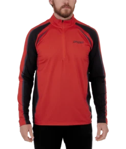 Spyder M Throwback Lightweight Zip T-neck