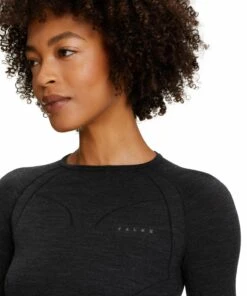 Falke WT Longsleeved Shirt Regular W -Winter Sportswear Falke W Wool Tech Longsleeve 33211 3000 Black 2022 5