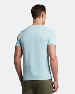 Lyle & Scott Lyle And Scott Martin SS T-Shirt 2023 -Winter Sportswear Martin SS T Shirt Blue 3