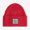 Nikkie Badge Beanie 2 Nikkie Badge Beanie -Winter Sportswear Nikkie Badge Beanie 2023 red 1