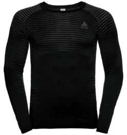 Odlo M Top Crew Neck L/S Performance Light -Winter Sportswear Odlo M Top Crew Neck L S Performanc 2020 188142 15000 Black 1 k120608 188142 15000 black