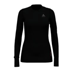Odlo W Suw Crew L/S Merino -Winter Sportswear Odlo W Suw Crew L S Merino 2019 110811 15001 Black 1 k116068 110811 15001 black
