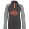 Protest B Prtmaxim Jr 1/4 Zip Top -Winter Sportswear PRTMAXIM JR 1 4 Zip Top Deep Grey