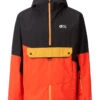 Picture M Trifid Jacket -Winter Sportswear Picture M Trifid Jacket 2022 a black pumpkin red 1