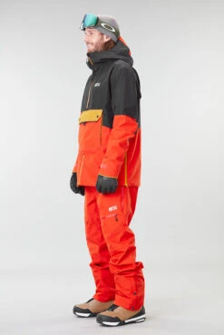 Picture M Trifid Jacket -Winter Sportswear Picture M Trifid Jacket 2022 a black pumpkin red 5