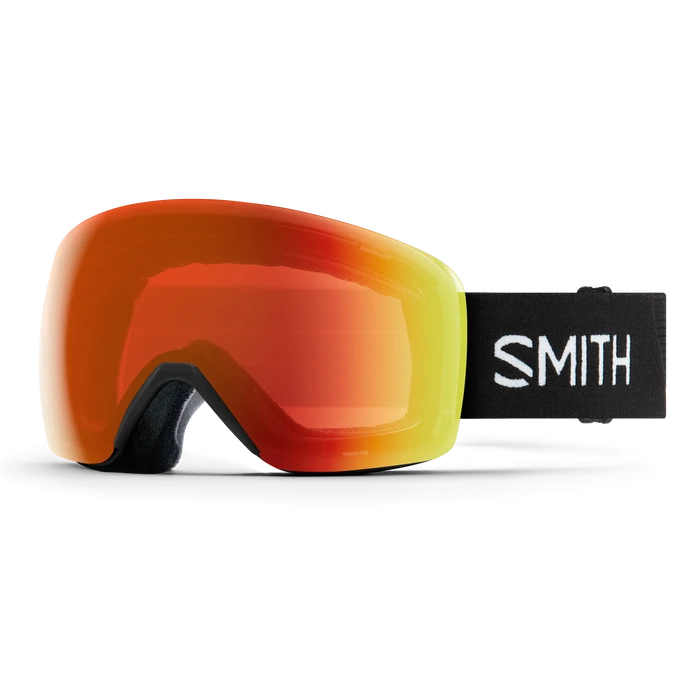 Smith Skyline Goggle - Black + ChromaPop Everyday Red Mirror Lens 3 Smith Skyline Goggle - Black + ChromaPop Everyday Red Mirror Lens