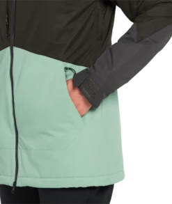 Volcom W Strayer Ins Jacket -Winter Sportswear Volcom W Strayer Ins Jacket Black Green 2022 7